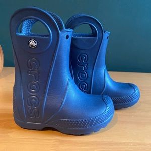 Toddler size 8 croc Rainboots